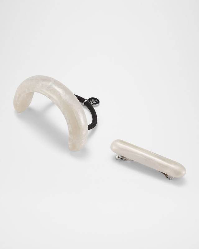 Marble Arch Pony Cuff & Barrette Set